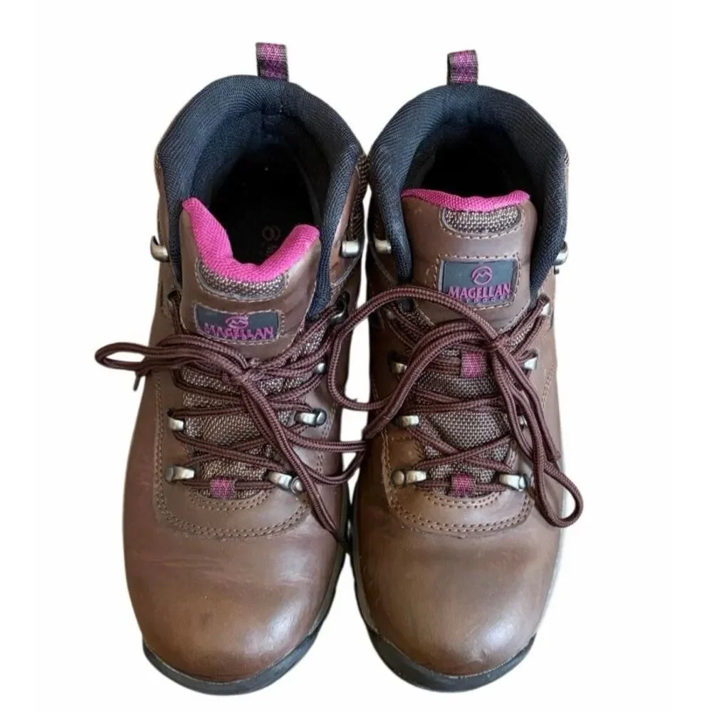 New Magellan HARPER II Women's 7.5D Hiking Boot Shoe Waterproof Leather 157483